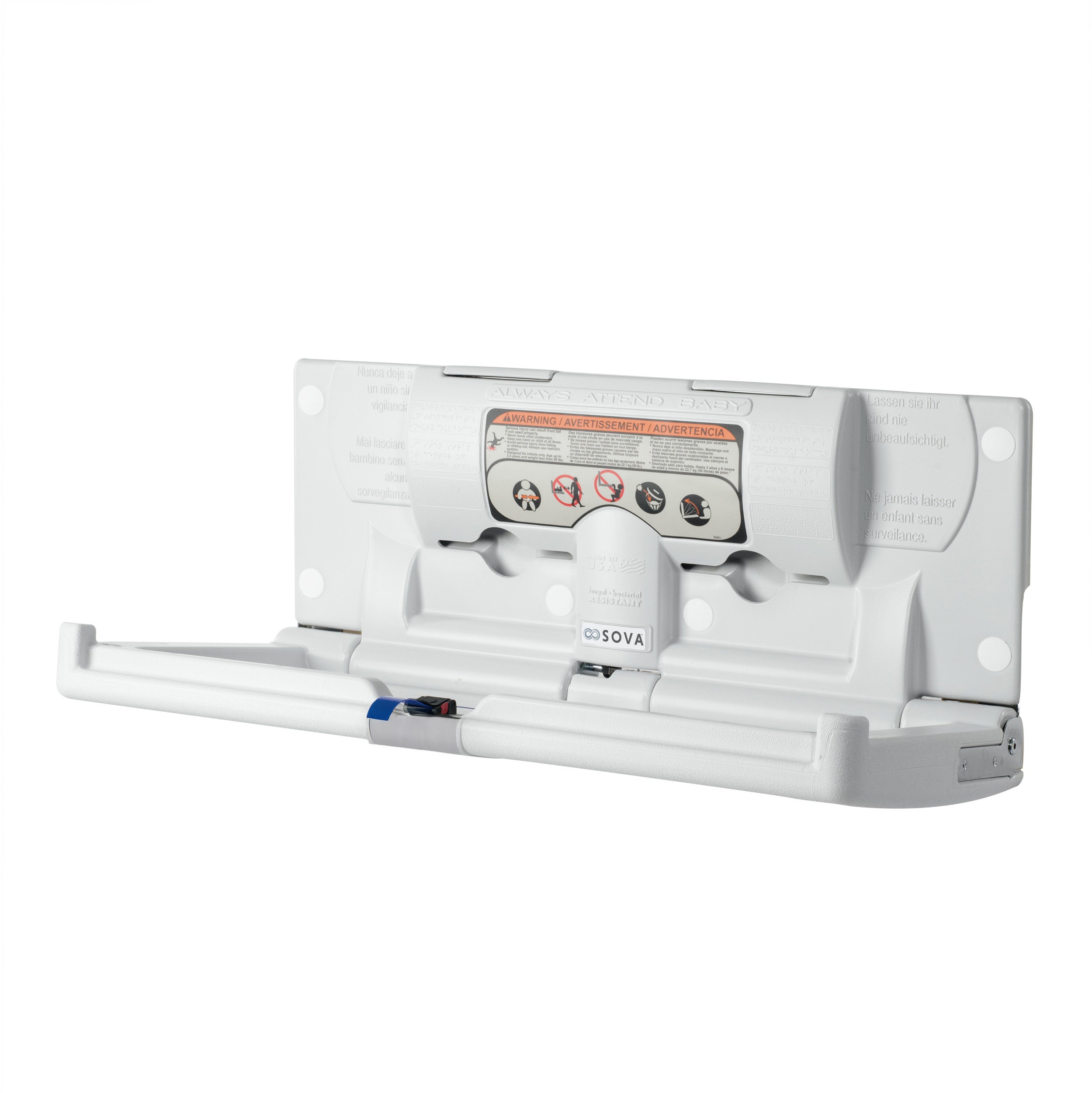 Origin Horizontal Surface Mount w/ EZ Mount™ Backer Plate - Light Gray