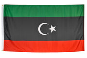 Libya Flag 2x3 ft. Nylon SolarGuard Nyl-Glo 100% Made in USA to Official United Nations Design Specifications.
