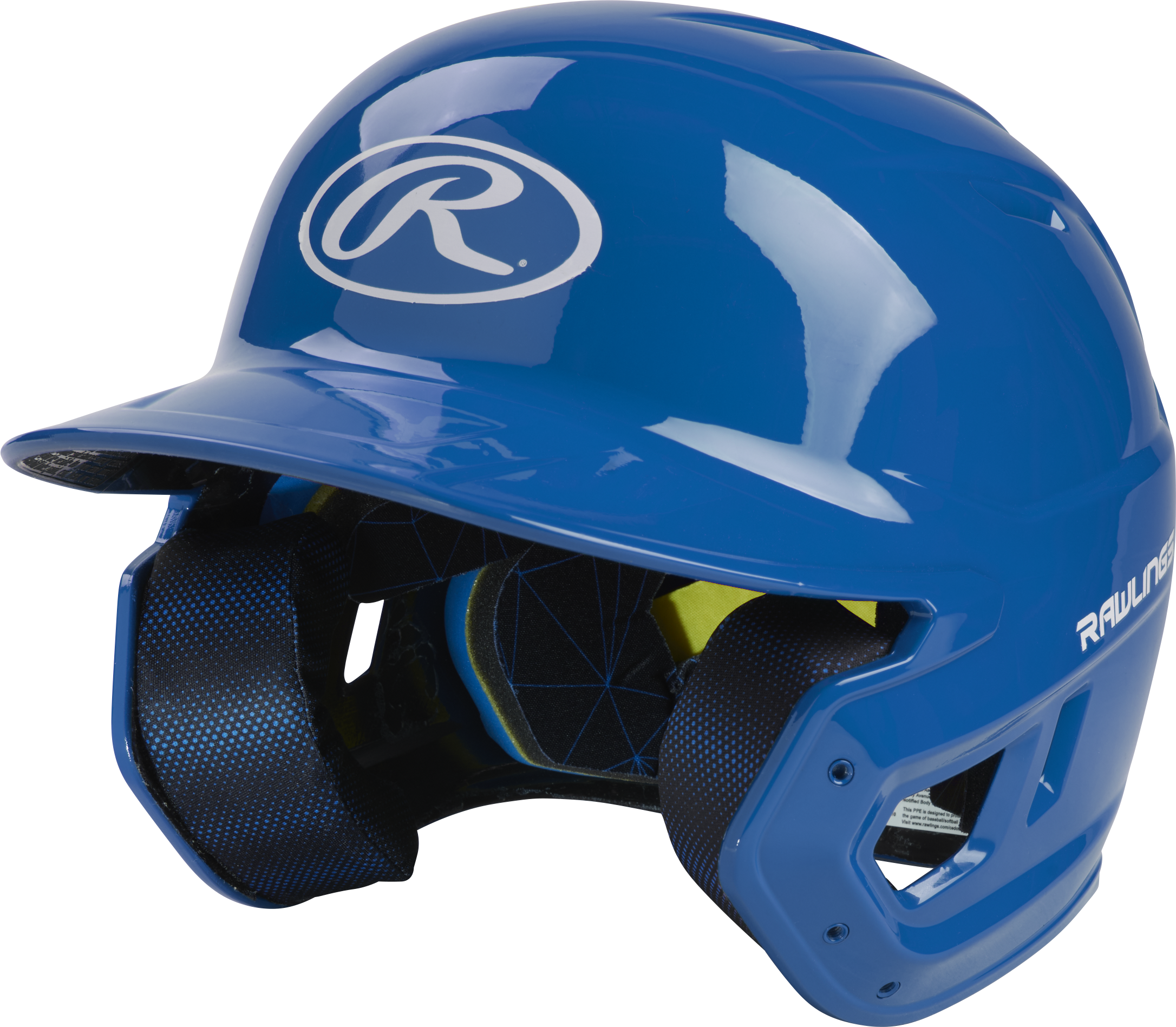Rawlings Mach Gloss Senior Baseball Helmet - Royal