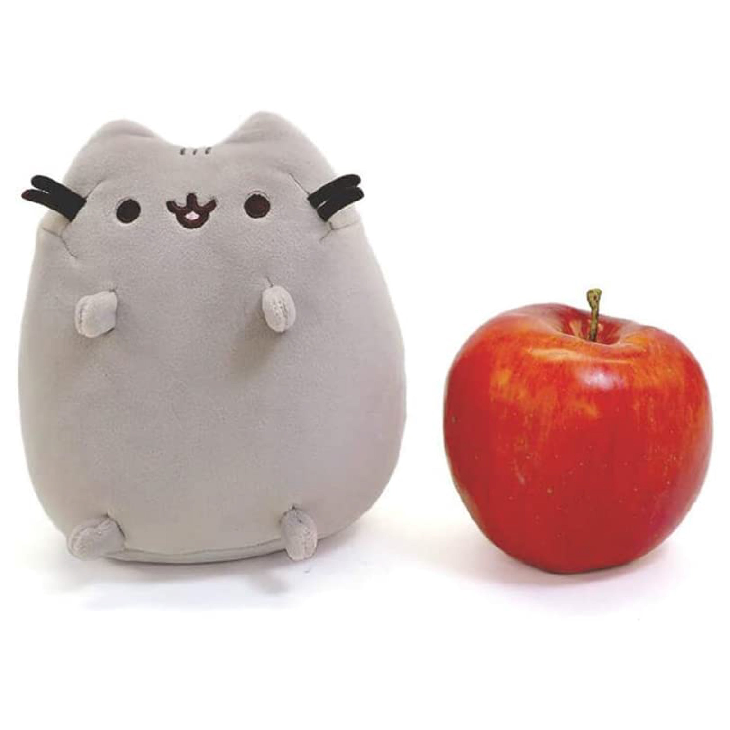 GUND Pusheen the Cat Sitting Pose Squisheen Plush, Squishy Stuffed Animal for Ages 8 and Up, Gray, 6”