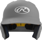 Rawlings Mach Matte Senior Baseball Helmet - Silver