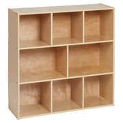 Streamline 8-Compartment Storage Cabinet 36in H - Natural