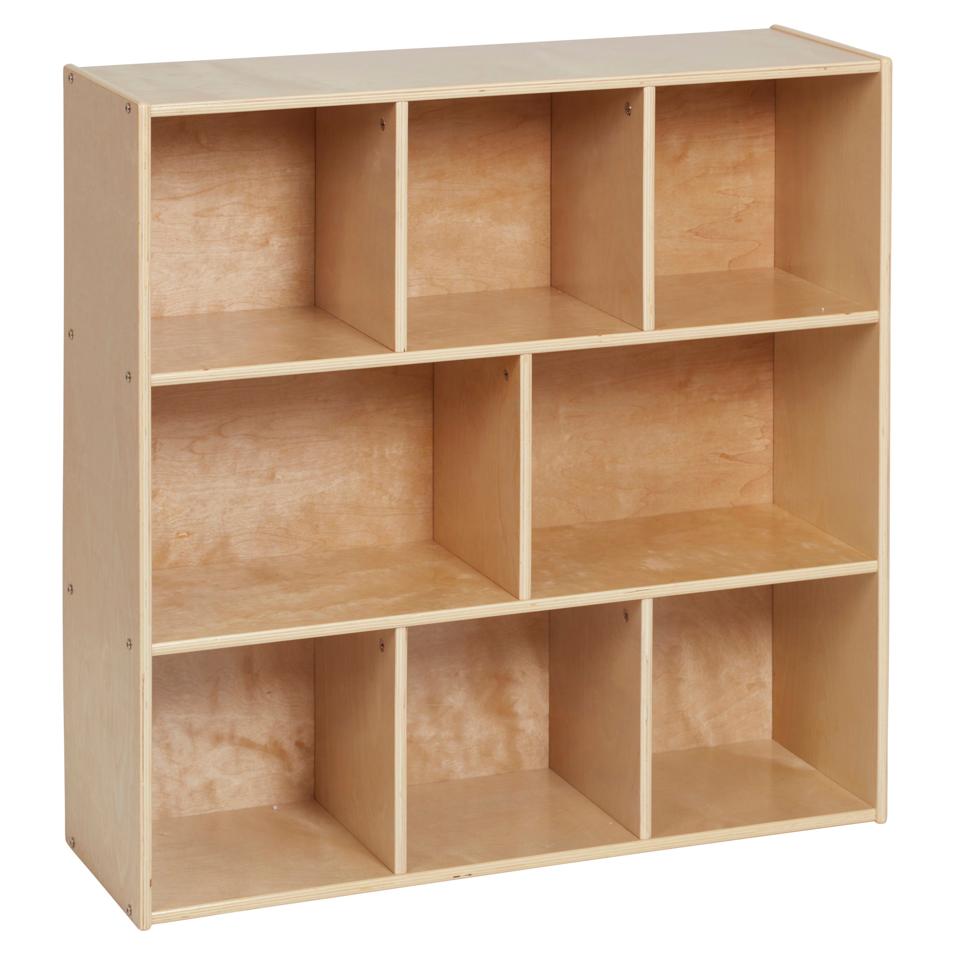 Streamline 8-Compartment Storage Cabinet 36in H - Natural