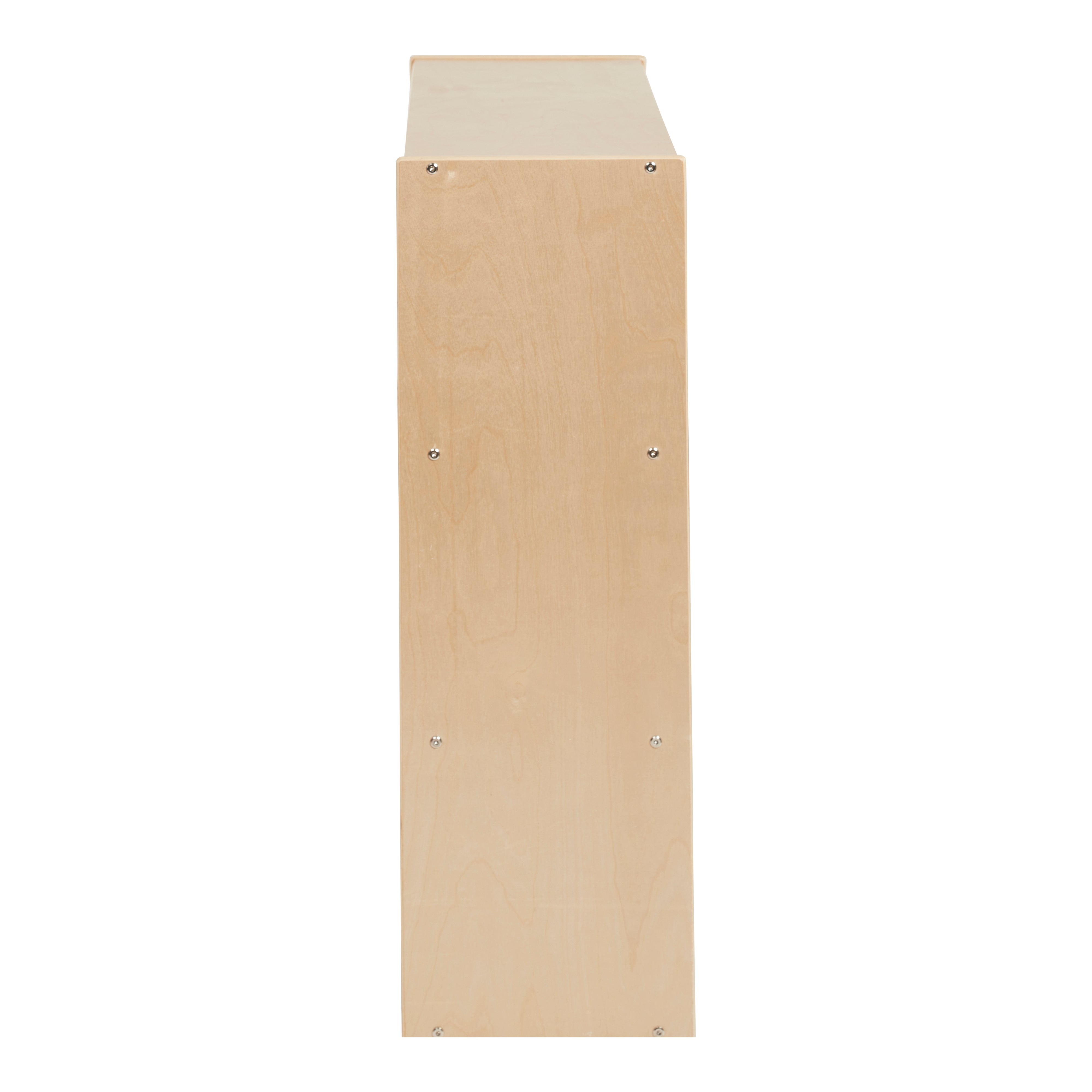 Streamline 3-Shelf Storage Cabinet with Back 36in H - Natural