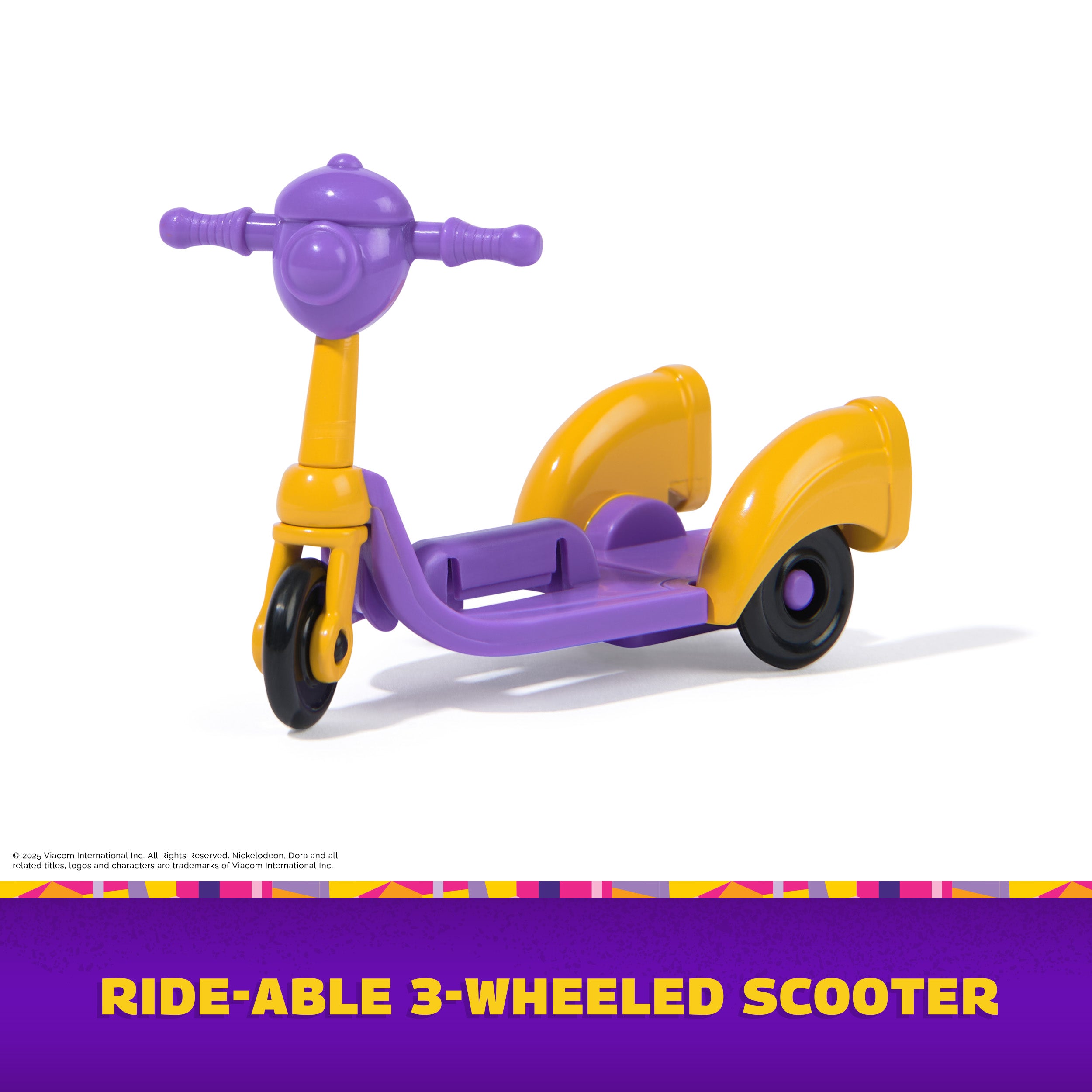 Dora, Zoom & Explore Adventure Pack with Dora & Tico Toy Figures & 3-Wheeled Scooter Accessory, Kids Toys for Girls & Boys Ages 3 and Up