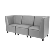 Kid Comfort Collective Modular Sectional, 3-Piece Set - Gray