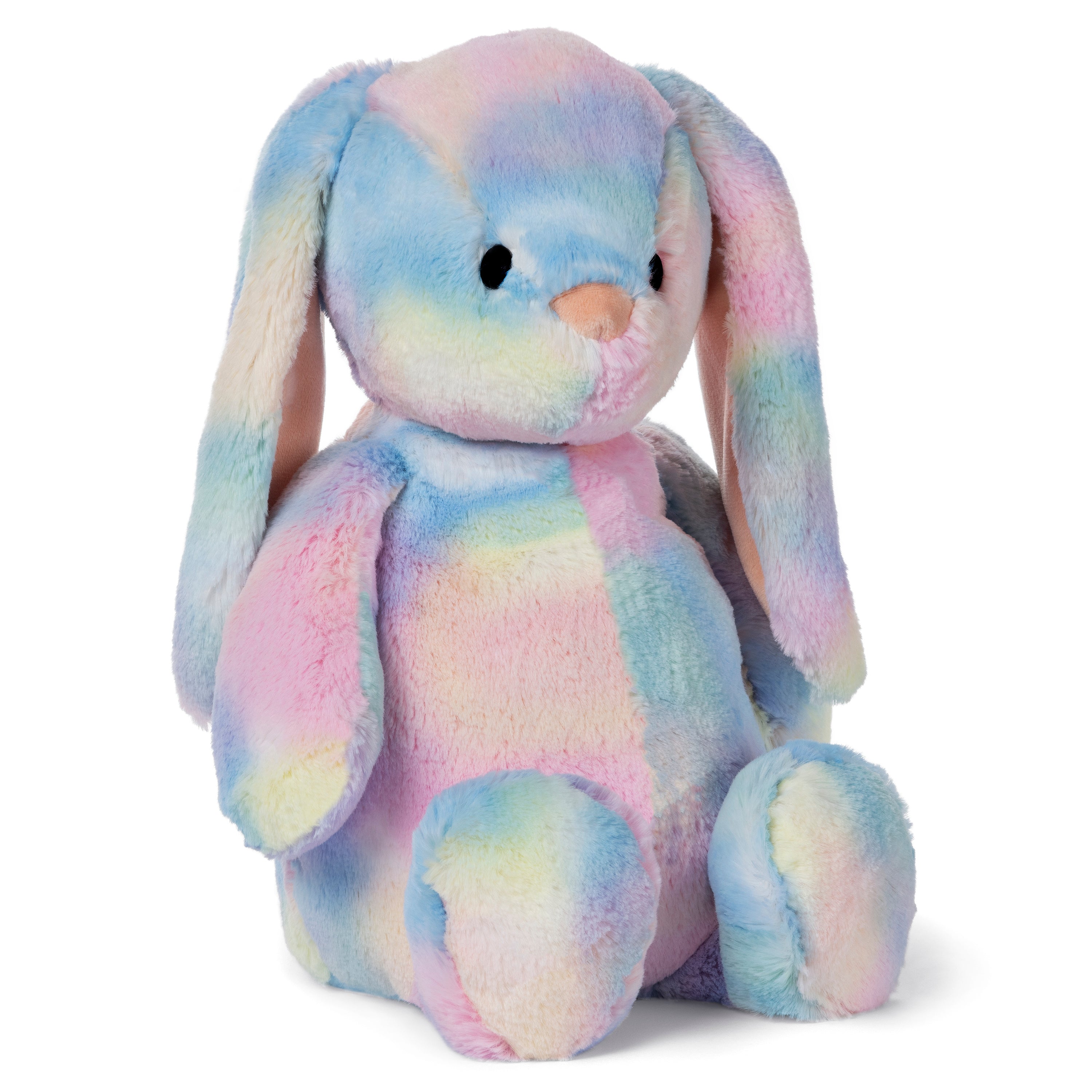 GUND Thistle Rabbit, Easter Bunny Stuffed Animal, Easter Decorations, Plush Toy for Ages 1 and Up, Rainbow, 15"