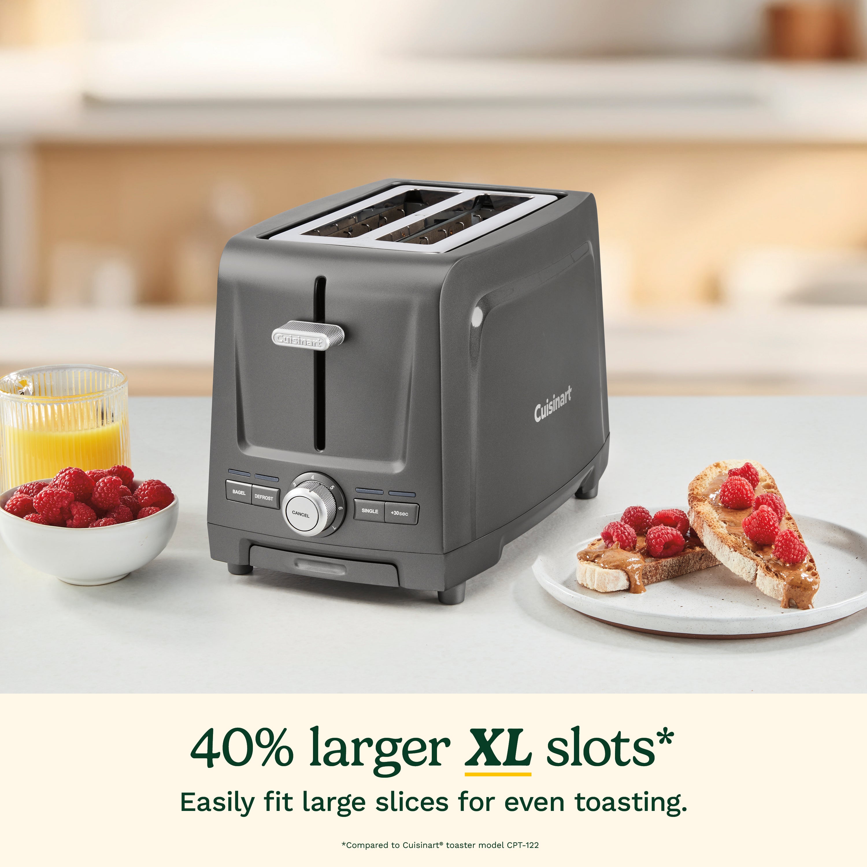 Cuisinart 2-Slice XL Slot Plastic Toaster