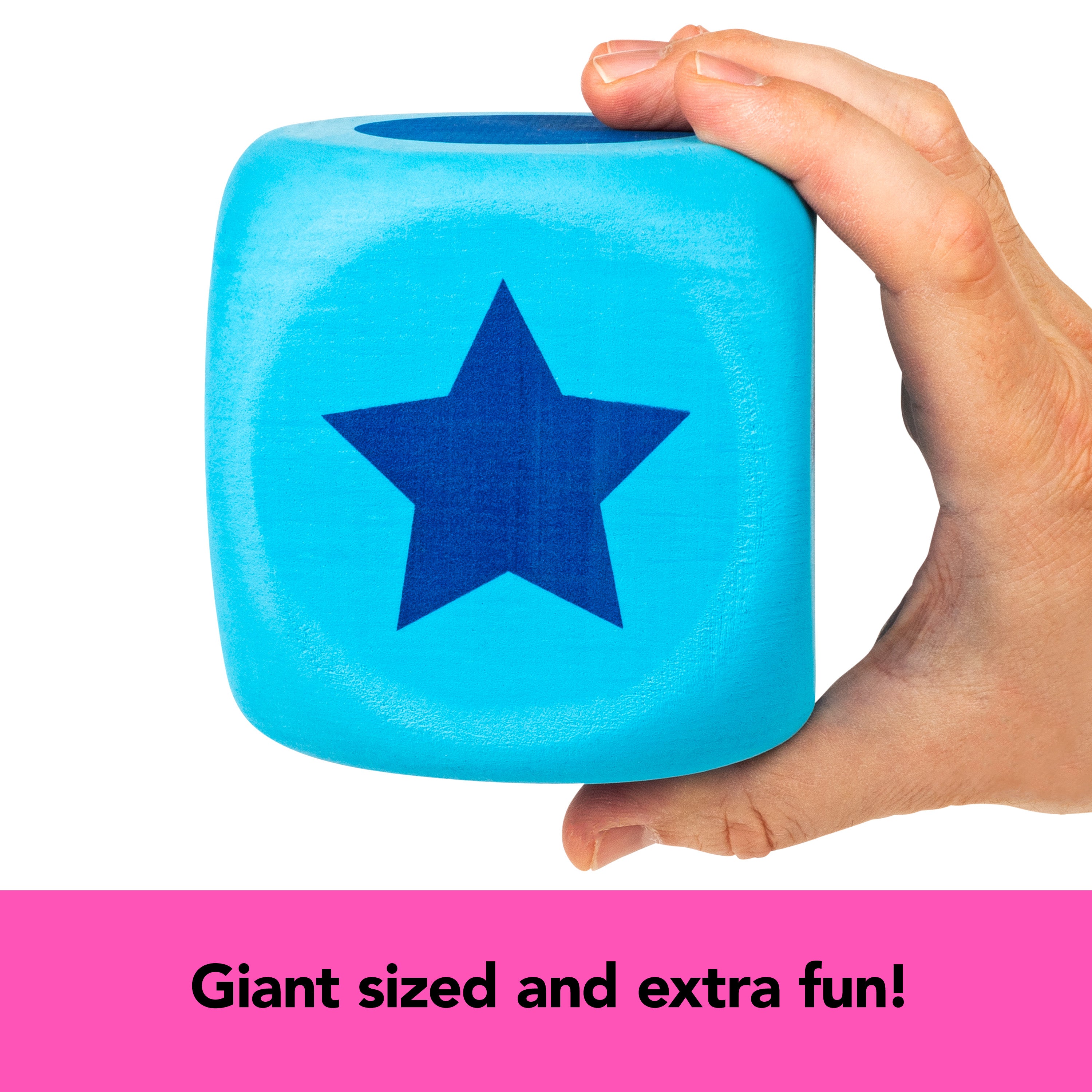 Spin Master Games, Left Center Right Giant Edition, Family Game for Indoor & Outdoor Fun with Big Oversized Board, for Family and Kids, 2-4 Players, Ages 6 & Up