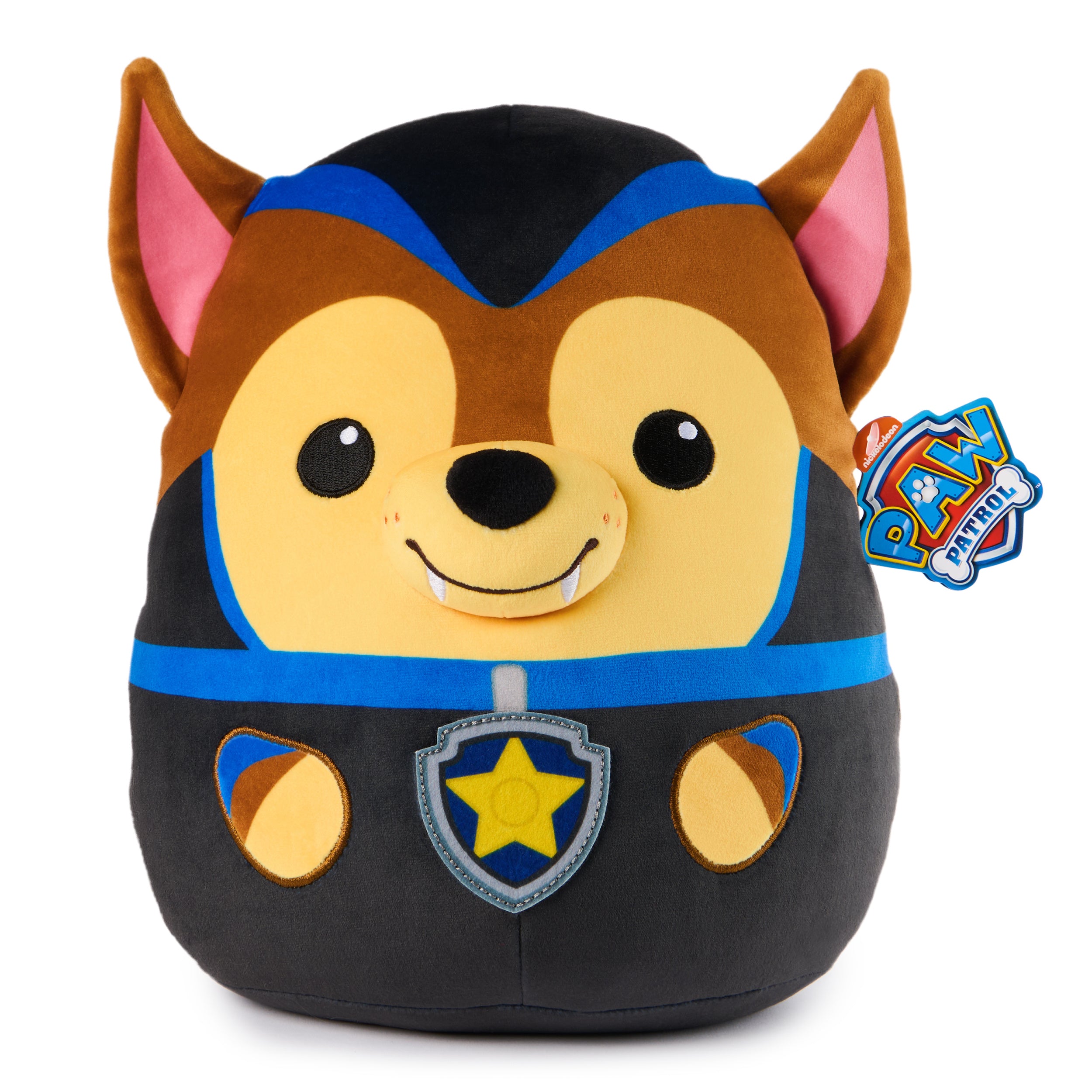 PAW Patrol Dracula Chase Squish Plush, Official Toy from the Hit Cartoon, Special Edition Squishy Stuffed Animal for Ages 1 and Up, 12”