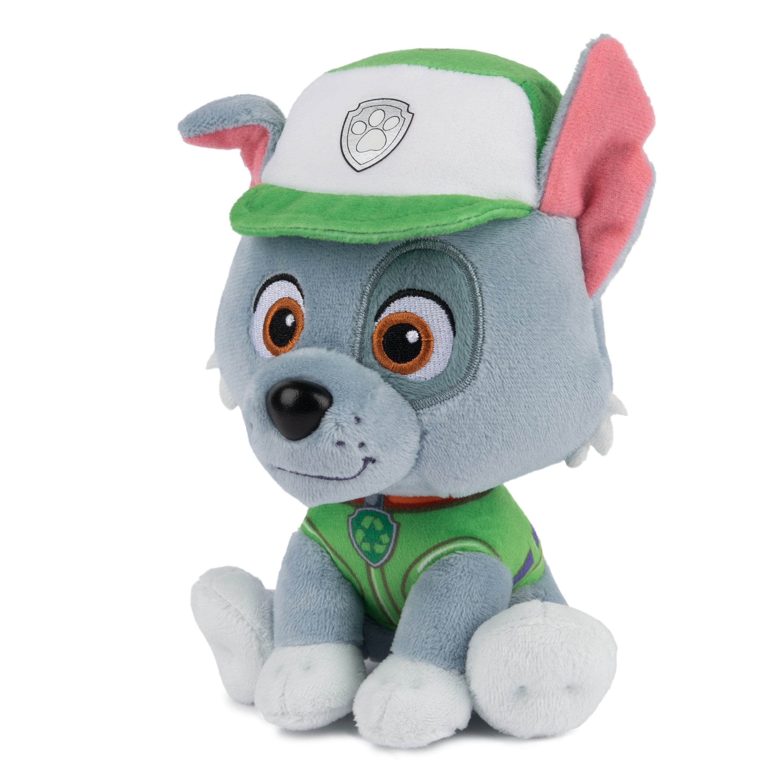 GUND Official PAW Patrol Rocky in Signature Recycling Uniform Plush Toy, Stuffed Animal for Ages 1 and Up, 6"
