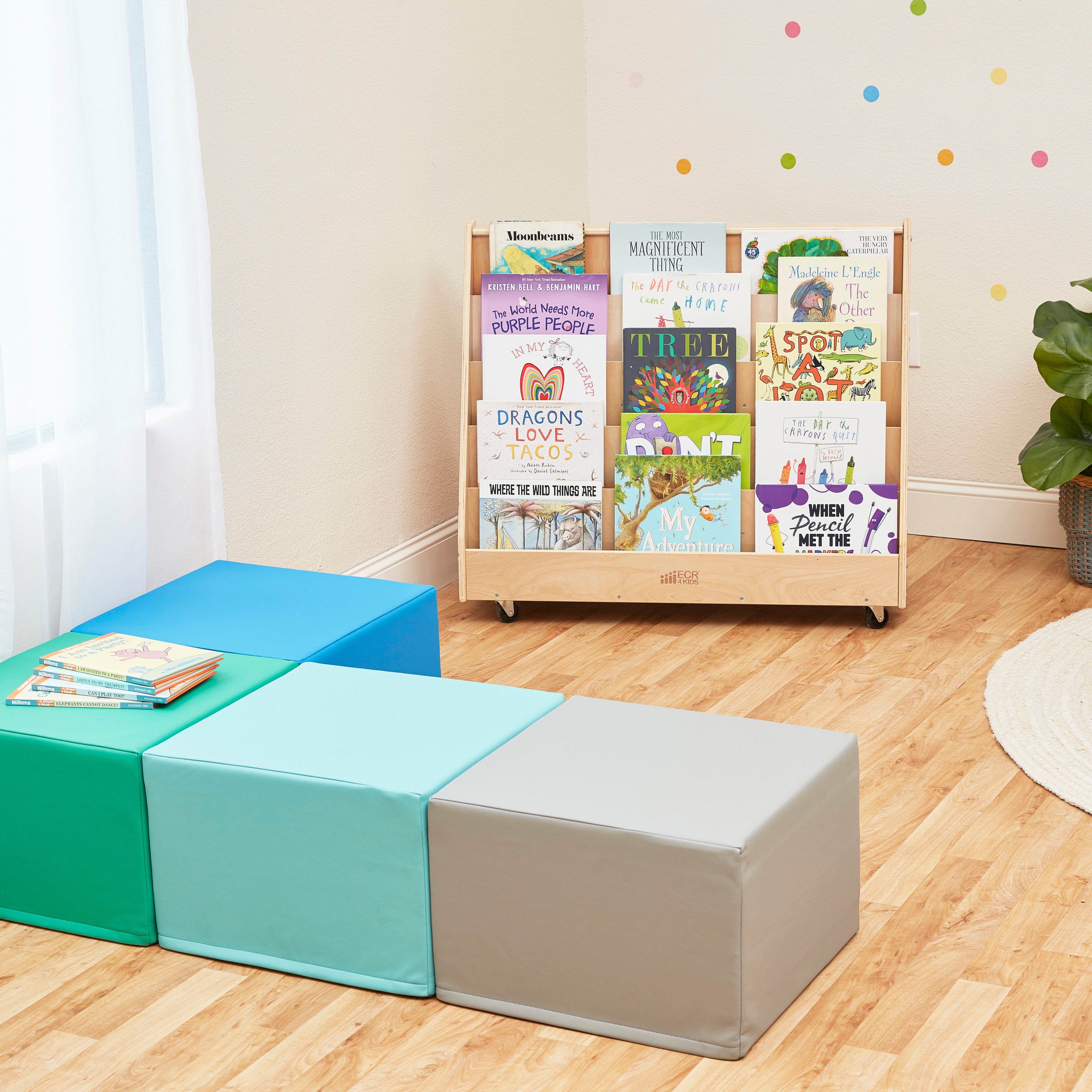 Double-Sided Book Display - Natural