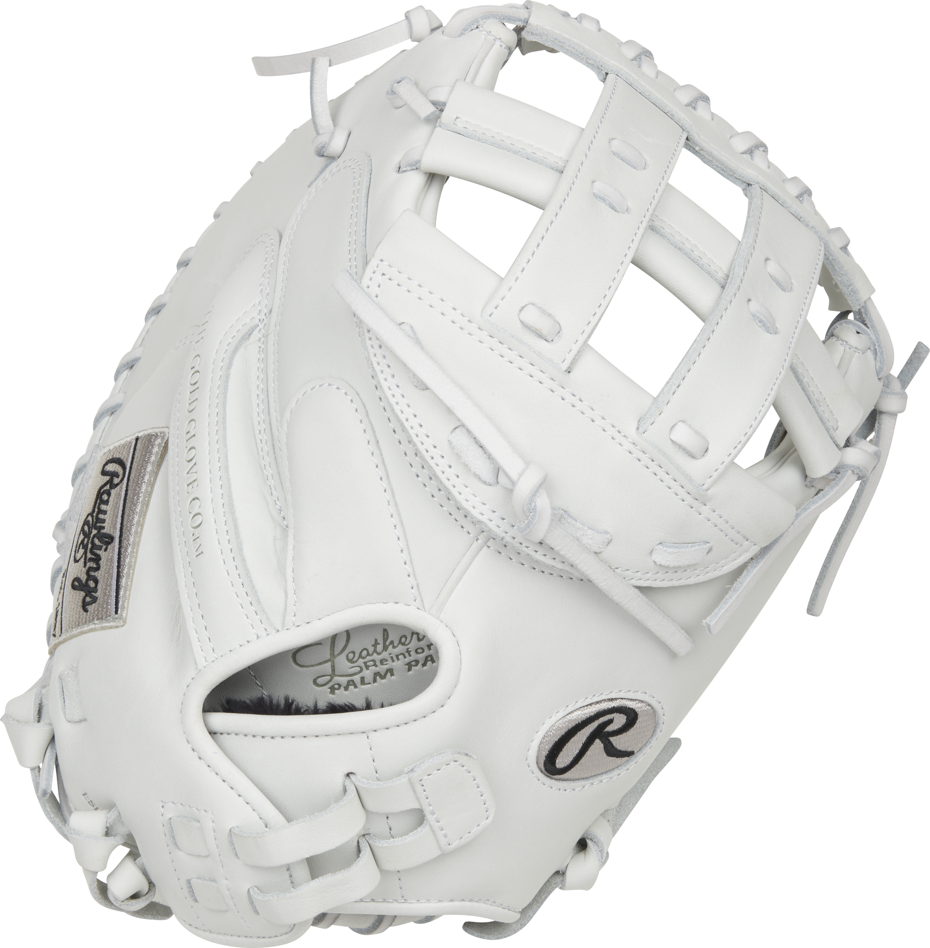 Rawlings Liberty Advanced Catchers Mitt 34-Inch Softball Glove - Right Hand Thrower - White