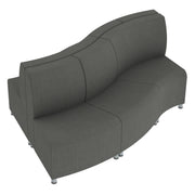 Pro Series Connect Edged Ripple Seating, 6-Piece Set - Slate Gray Crosshatch