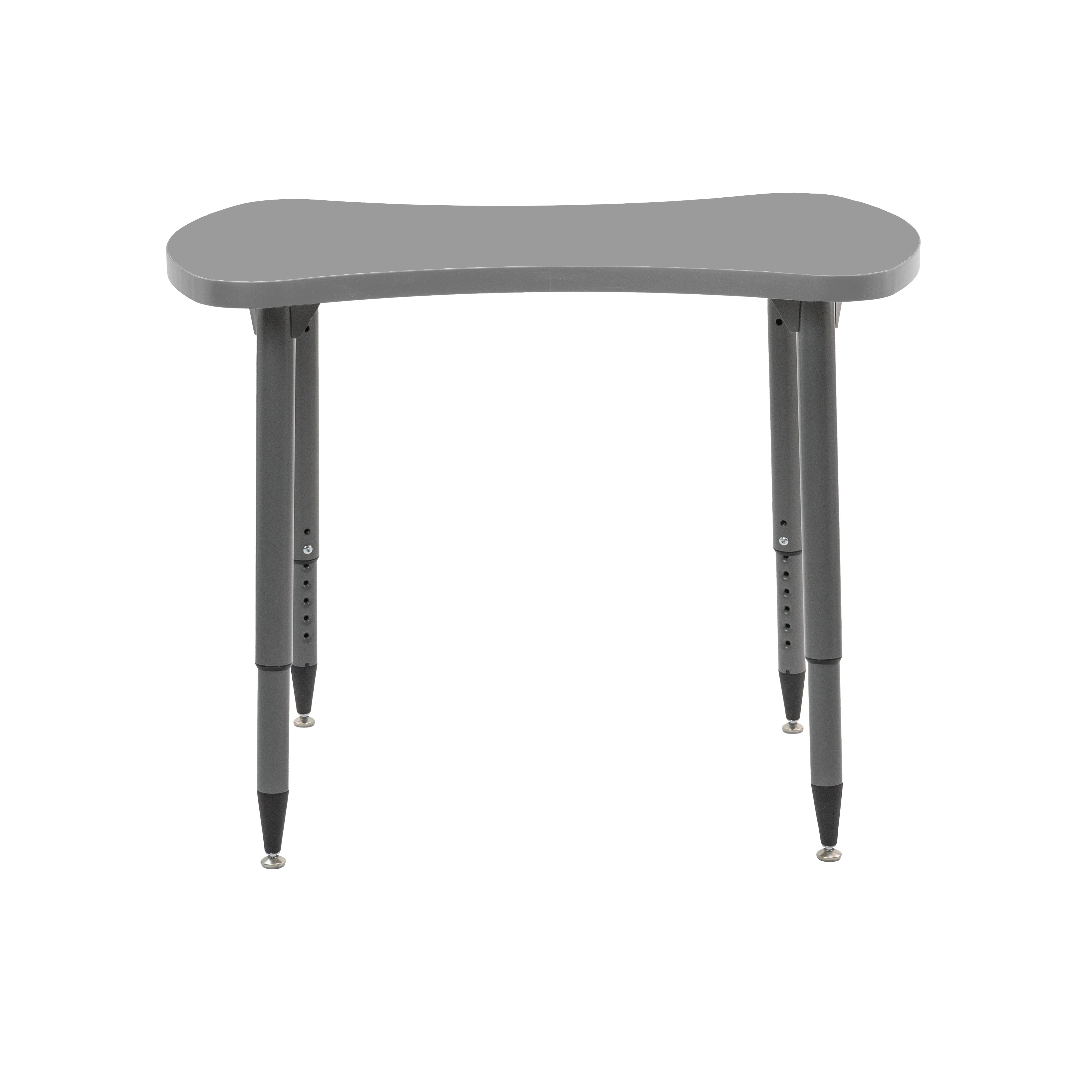Adapte 25" x 37" Bowtie Thermofused Activity Table with Adjustable Tapered Legs - North Sea/North Sea