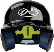 Rawlings Mach Gloss Senior Baseball Helmet - Black