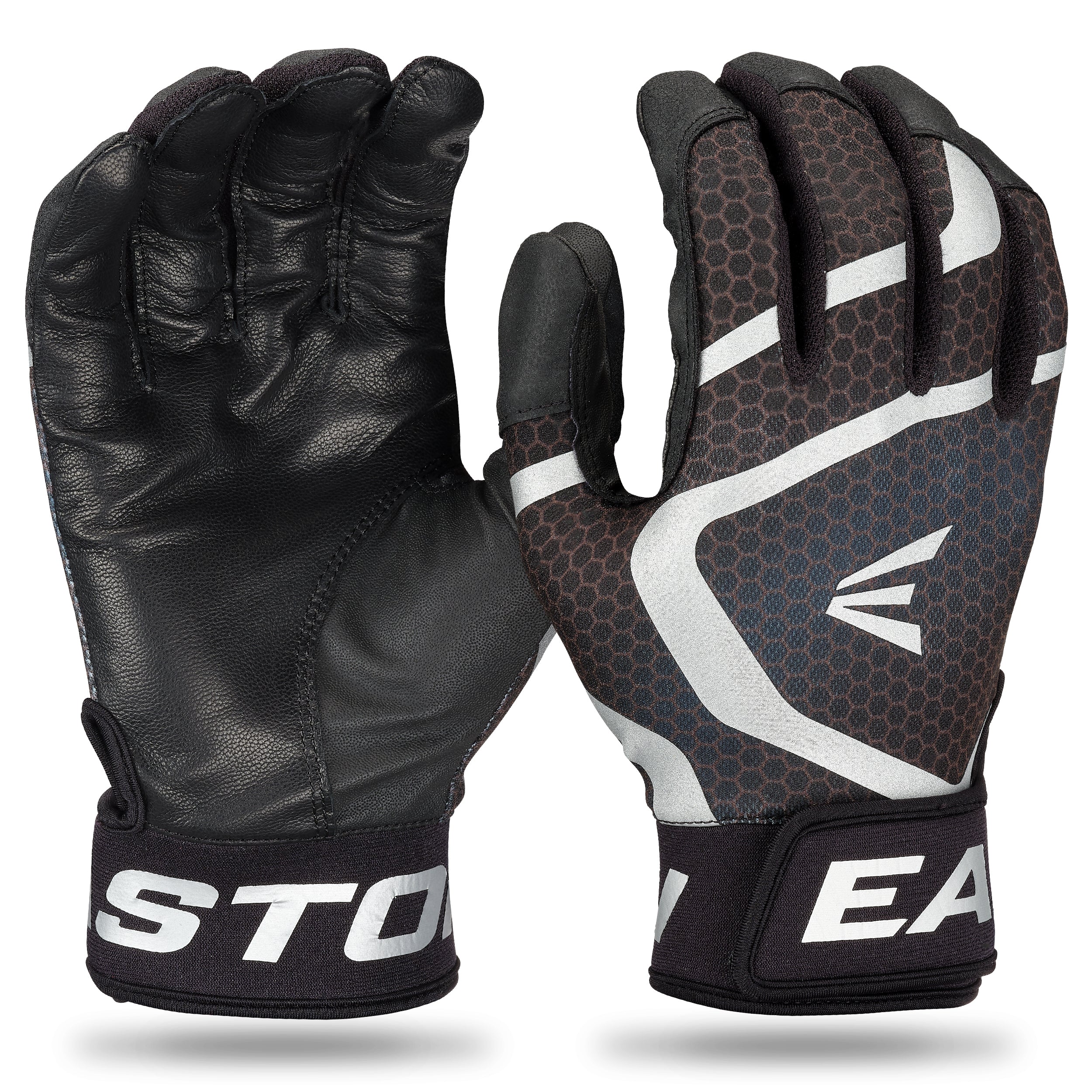 Easton Adult Mav Gt Batting Gloves - Small - Black/Black