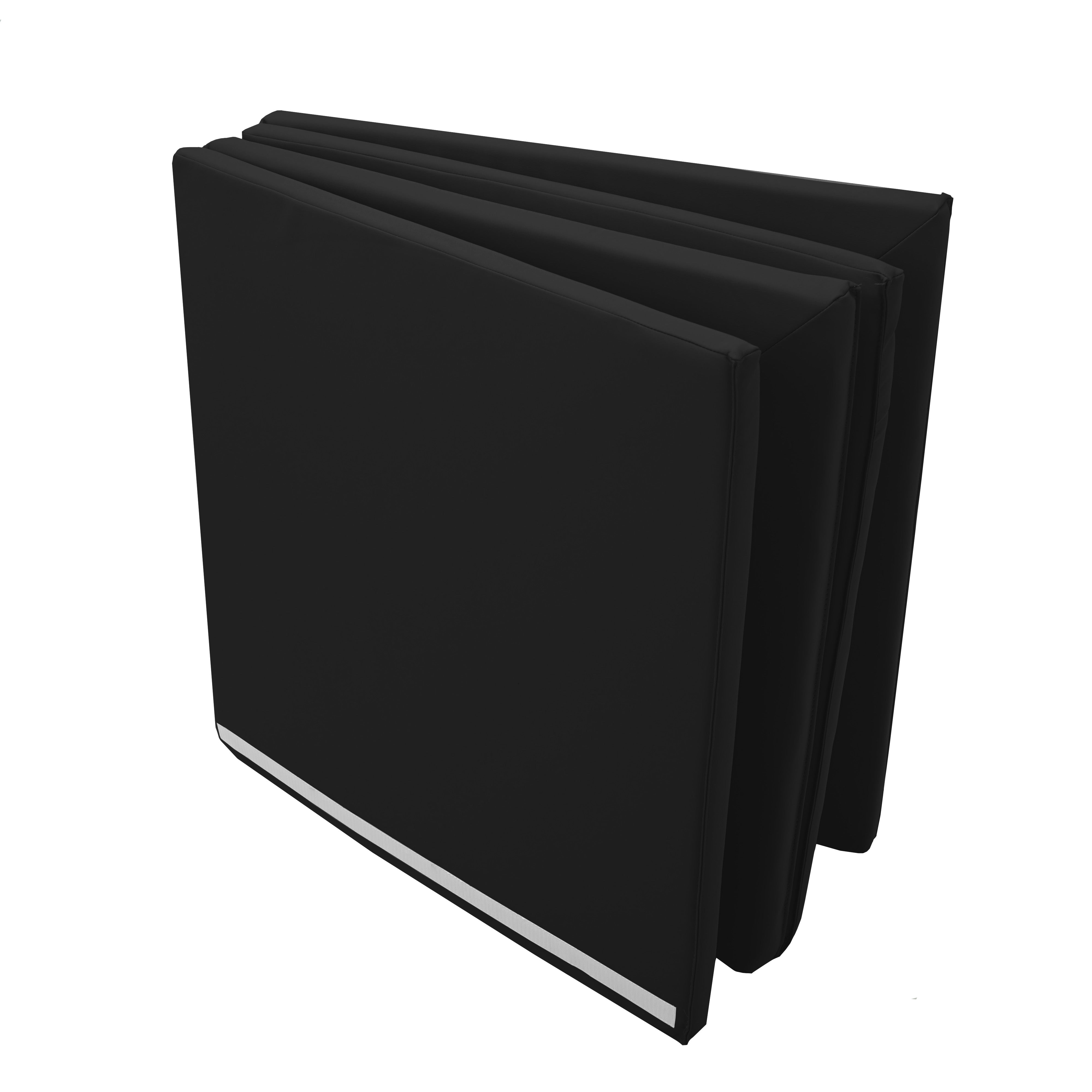 SoftScape Two-Texture Space Saver 4-Fold Toddler Activity Mat - Onyx