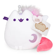 GUND Pusheen Super Pusheenicorn Extra Squishy Squisheen Cat Stuffed Animal Plush, White, 6”