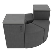 Pro Series Recharge Link Hub, 6-Piece Set - Slate Gray Crosshatch/Cosmic Strandz