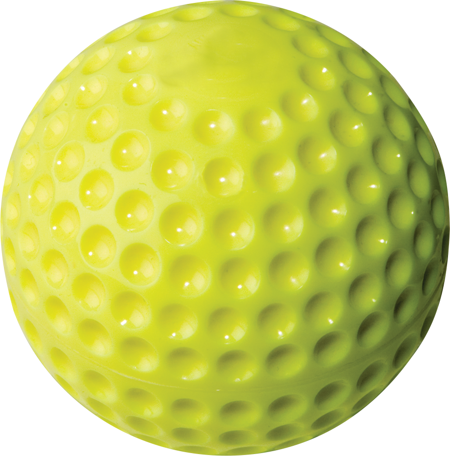 Rawlings 11-Inch Yellow Dimple Pitching Machine Ball
