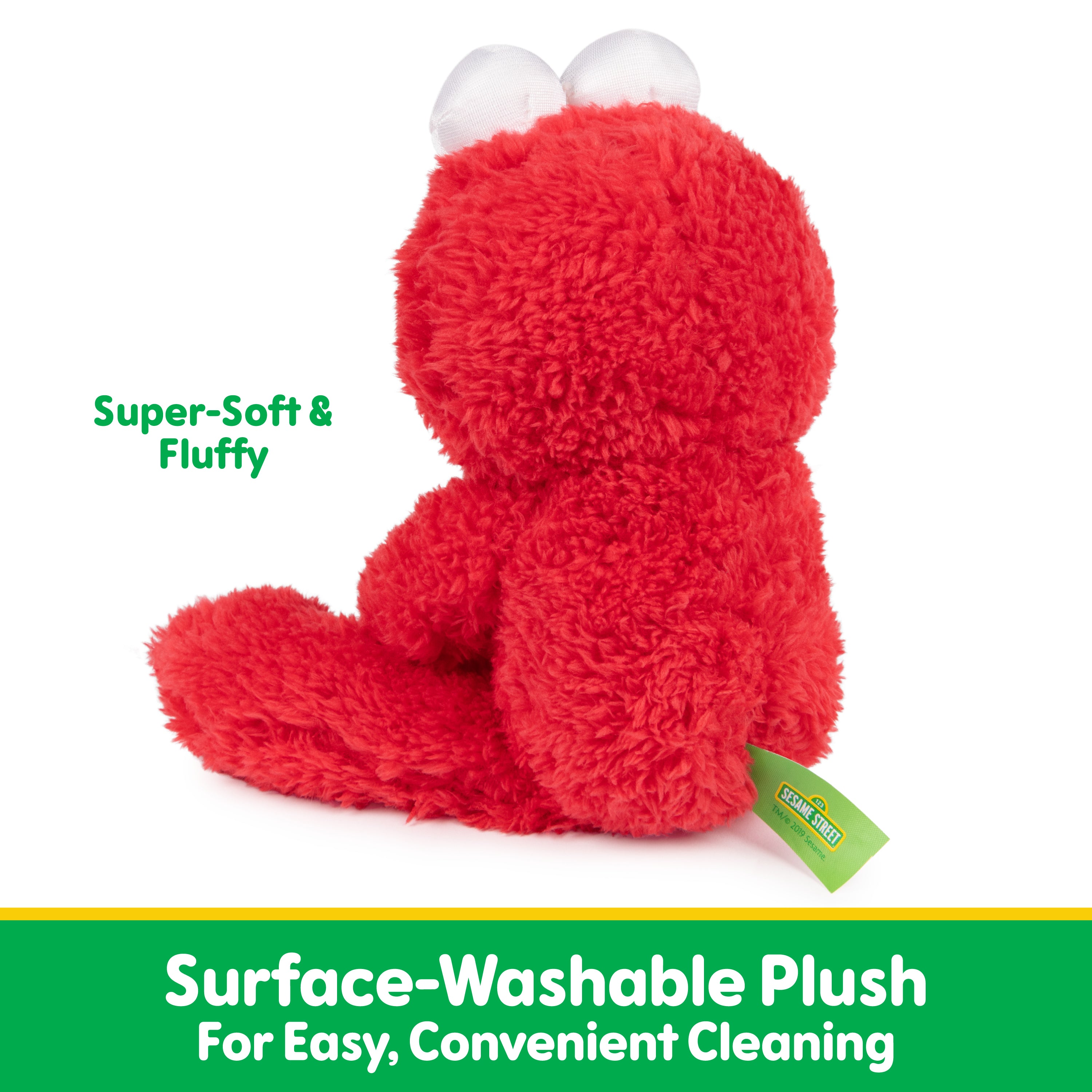 GUND Sesame Street Official Elmo Take Along Buddy Plush, Premium Plush Toy for Ages 1 & Up, Red, 13”