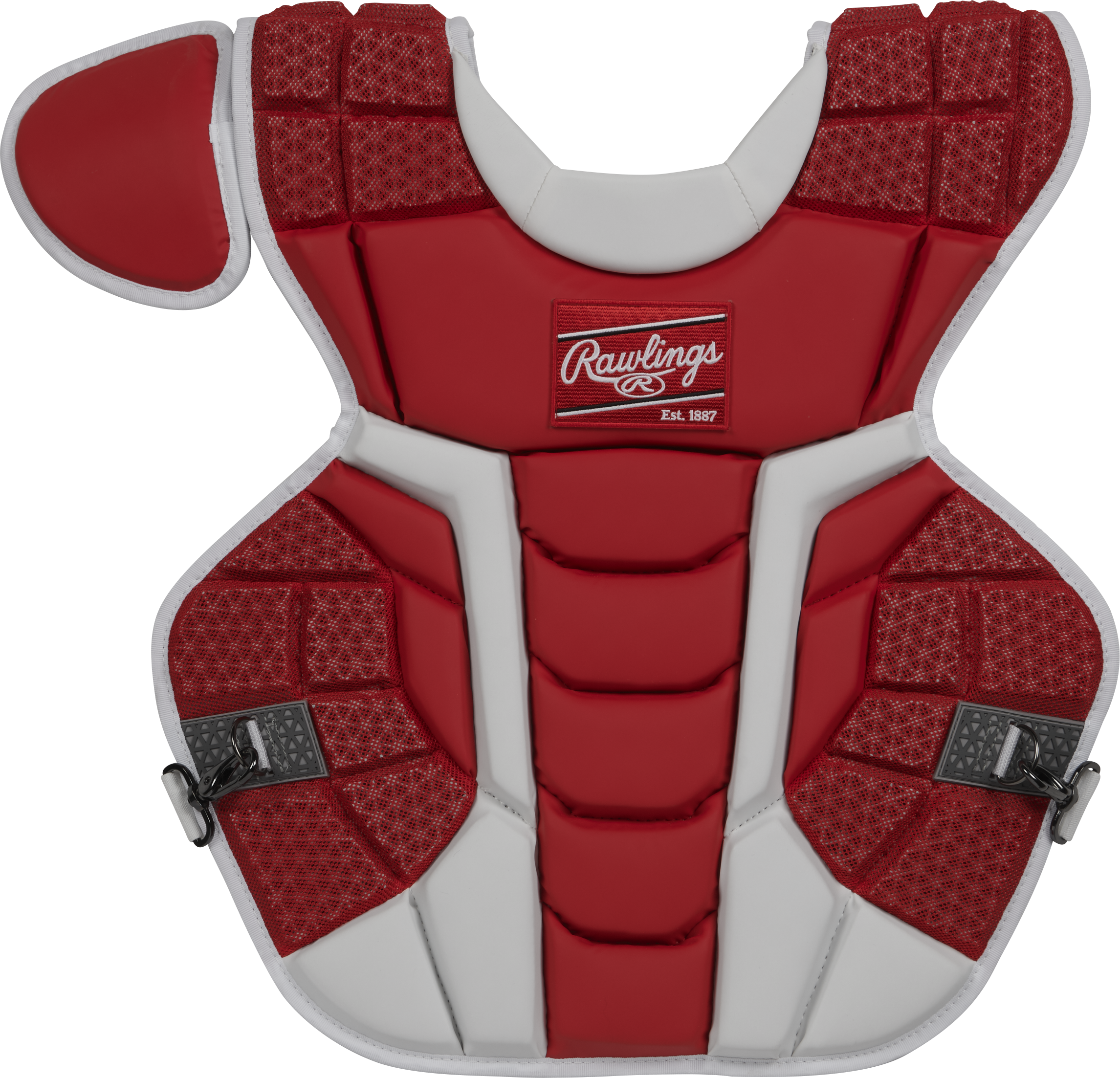 Rawlings Mach Intermediate Chest Protector - Scarlet