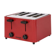 Courant 4-Slice Toaster, Red / Stainless