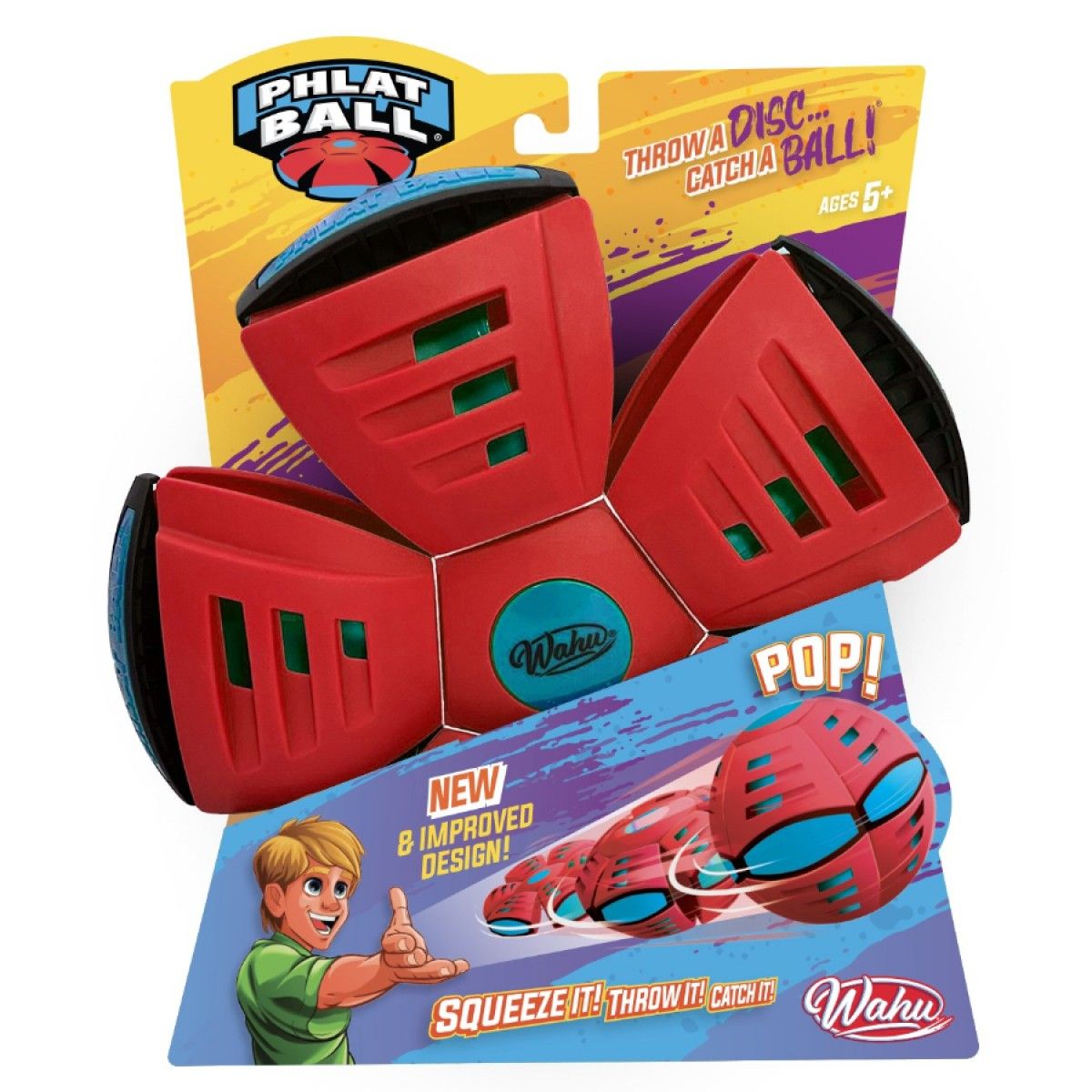 Wahu Phlat Ball® Classic Assortment(contains 2 Blue, 2 Red, 2 Green)