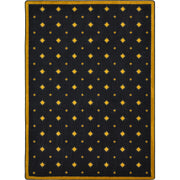 Walk of Fame 3'10" x 5'4" area rug in color Black