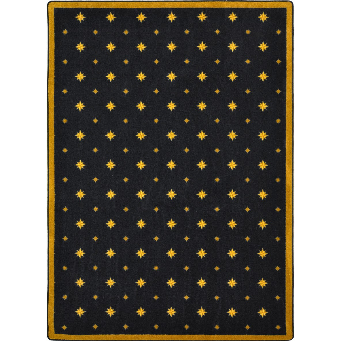 Walk of Fame 10'9" x 13'2" area rug in color Black