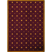 Walk of Fame 5'4" x 7'8" area rug in color Burgundy