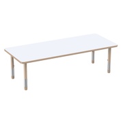 30" x 72" Rectangle Dry-Erase Activity Table with Adjustable Chunky Legs - Whiteboard/Sand