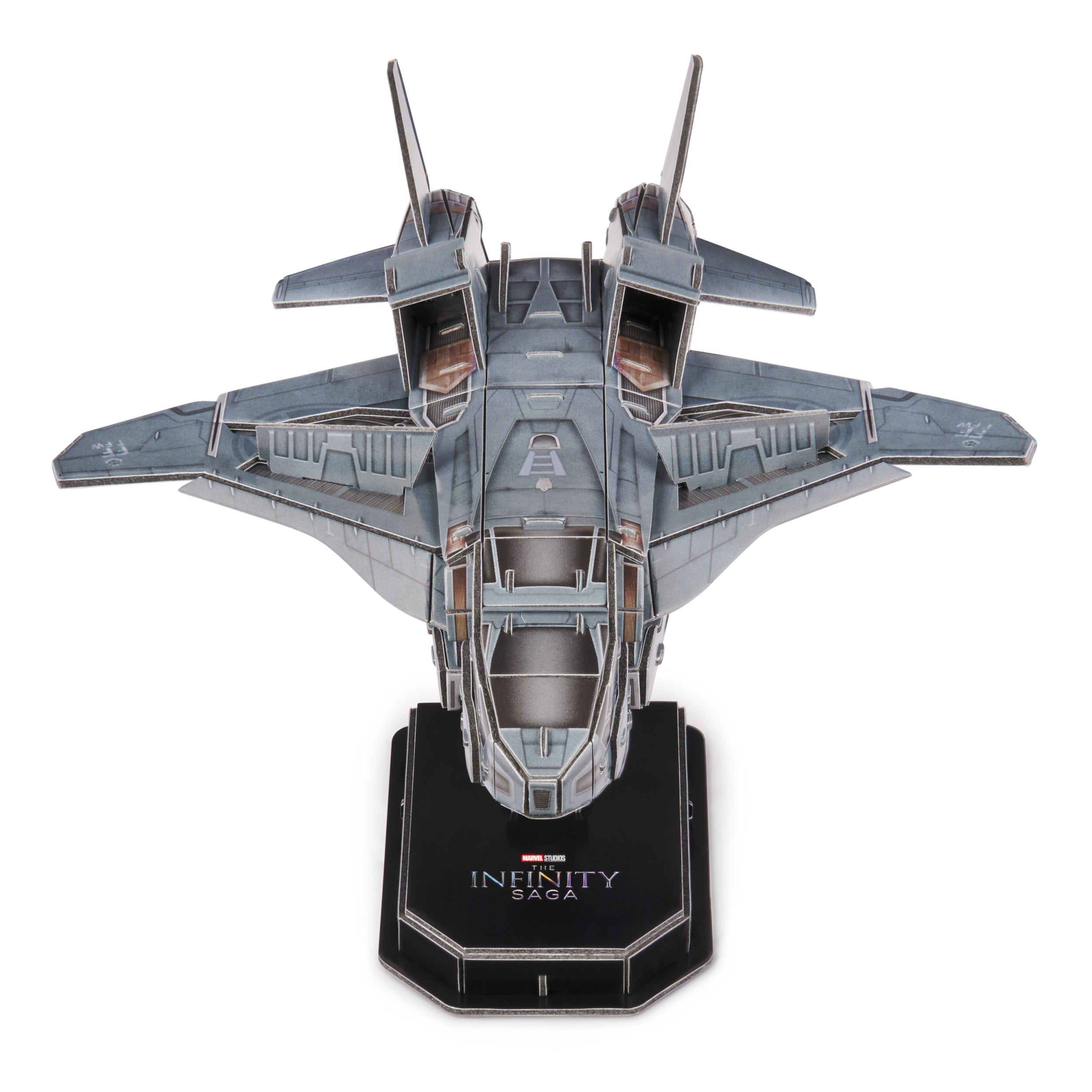 4D Build, Marvel Quinjet 3D Puzzle Model Kit with Stand 68 Pcs | Marvel Toys Desk Decor | Building Toys | 3D Puzzles for Adults & Teens 12+