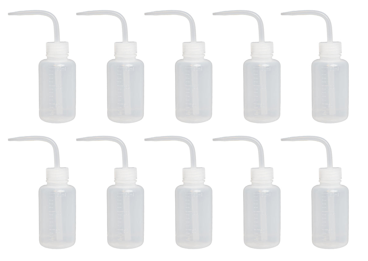 Bottle, Wash, Graduated, Polyethylene, 150ml, Pack of 10