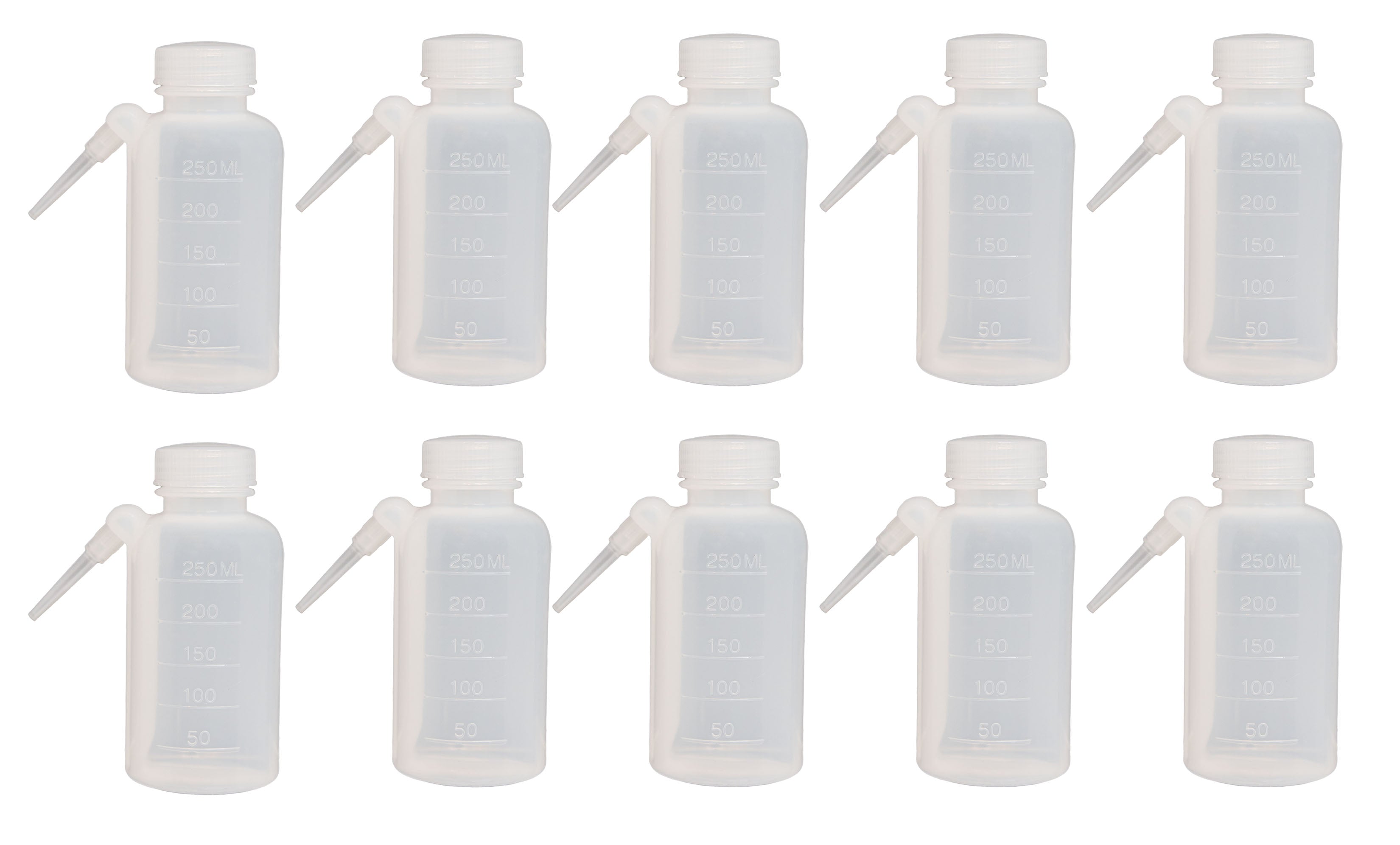Wash Bottle 250ml Polypropylene. Pack 10.