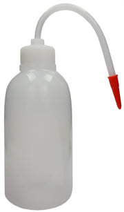 Wash Bottle 250ml, Polypropylene, Straw Style. Each.
