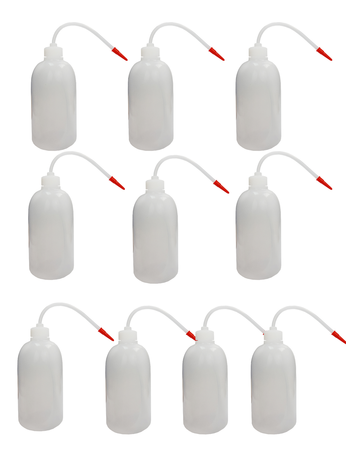Bottle, Wash, Polyethylene, Straw Style, 250ml, Pack of 10
