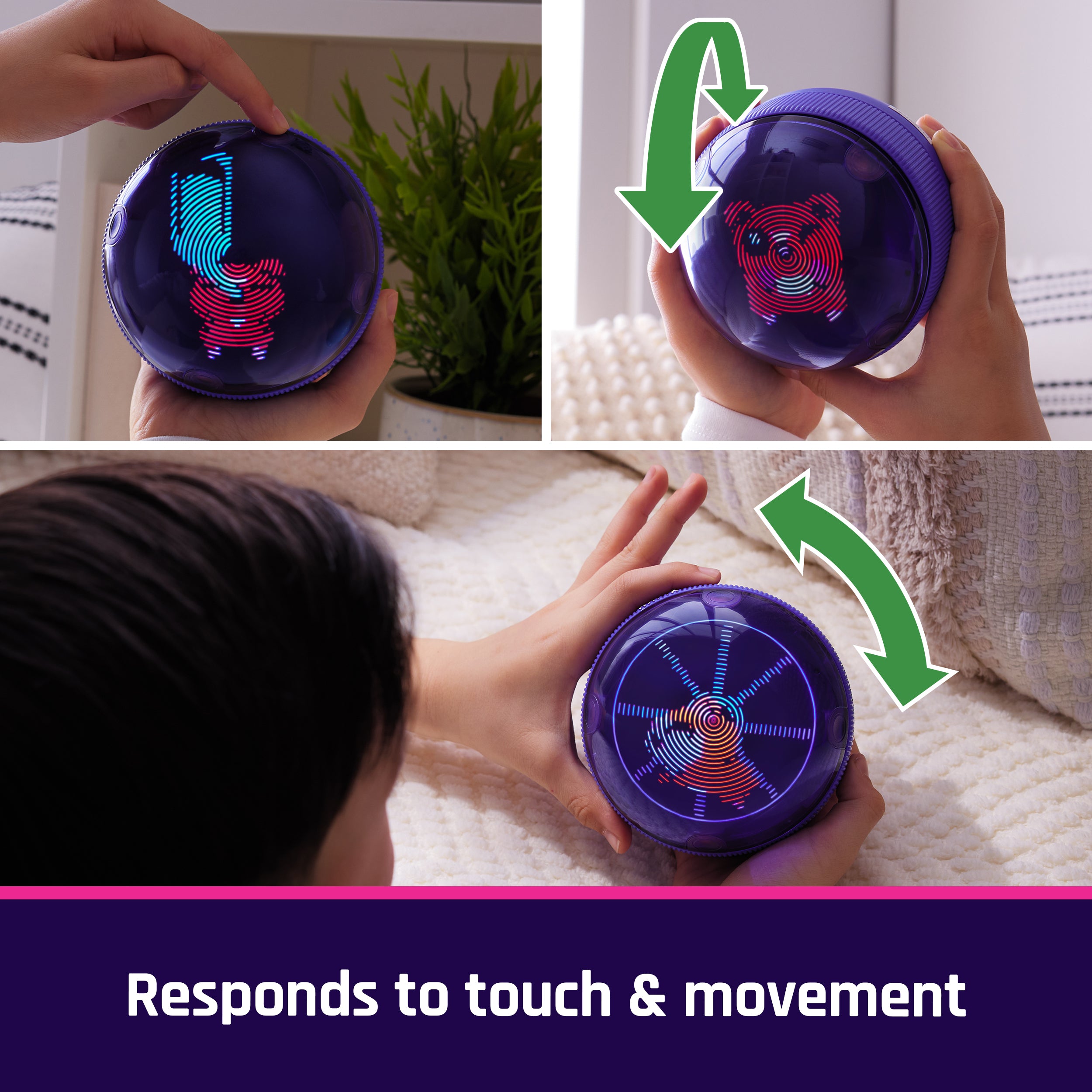 Bitzee, Hamster Ball Interactive Toy with over 20 Hamsters Inside, Rolls & Reacts to Touch, Digital Pet Kids Toys for Girls & Boys Ages 5 and up