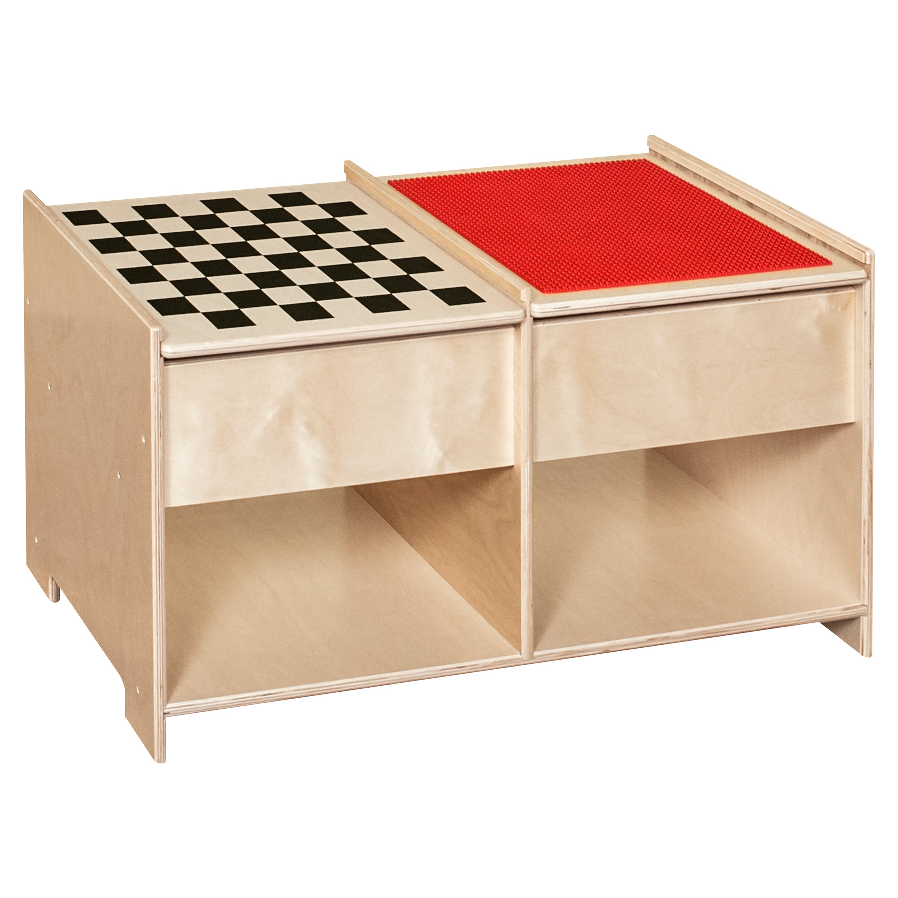 Build-N-Play Table with Checkerboard