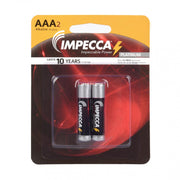 Impecca Alkaline AAA LR03 Platinum Batteries 2-Pack