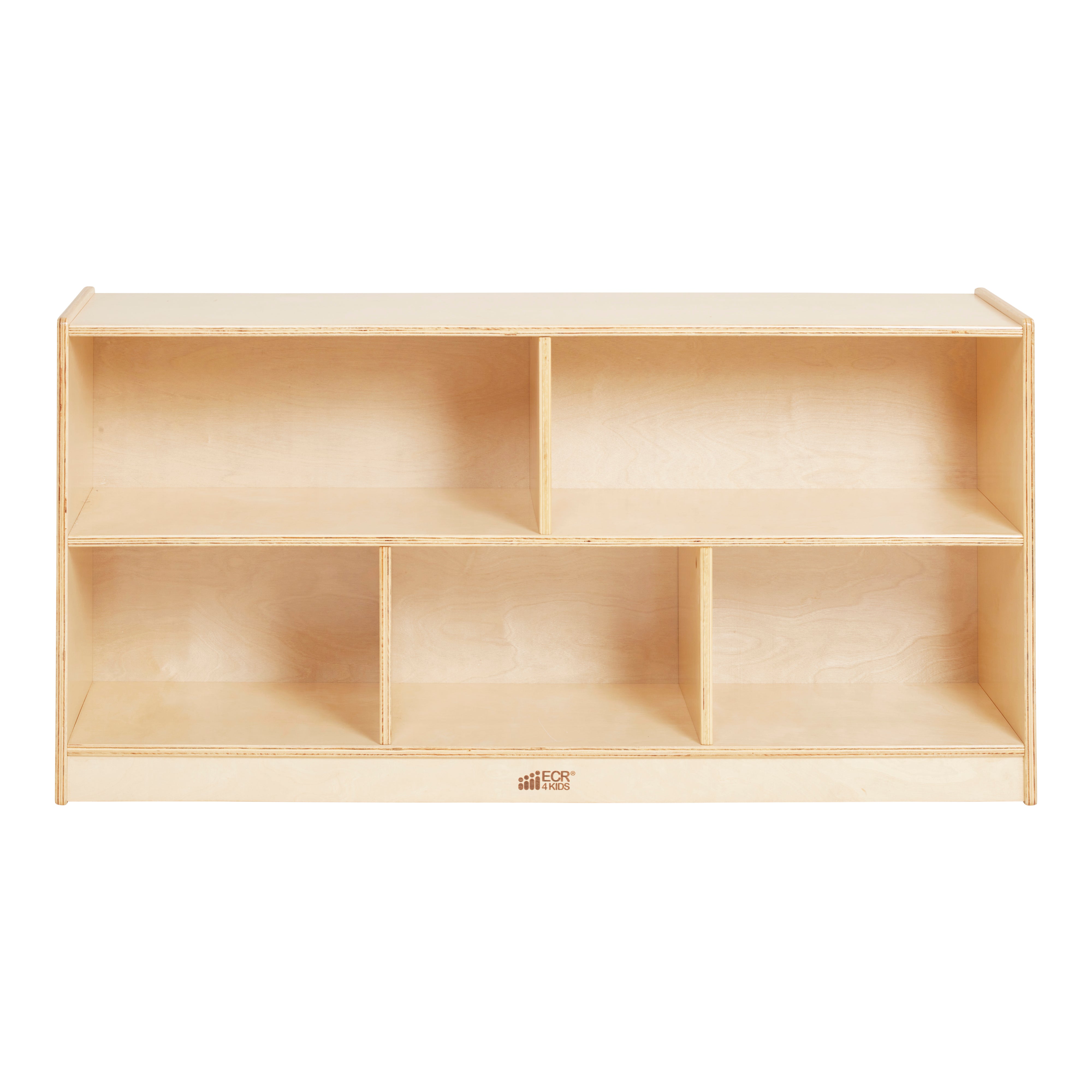 5-Compartment Storage Cabinet 24in H - Natural