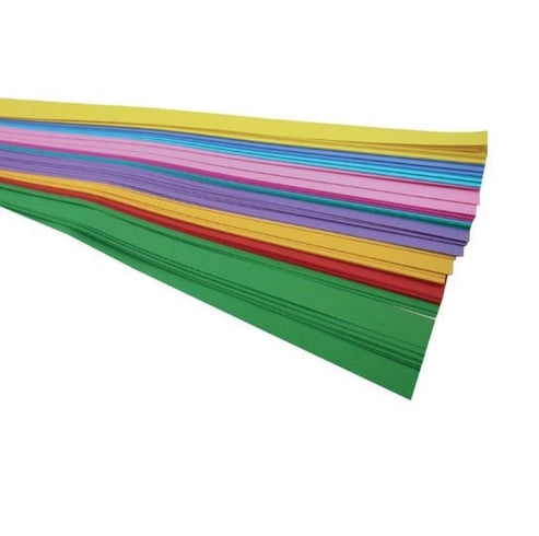 Weaving Strips - 100 Bright Strips in 8 Colors