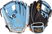 Rawlings Heart Of The Hide Series 11.75-Inch Baseball Glove  - Right Hand Thrower - Columbia Blue/Black