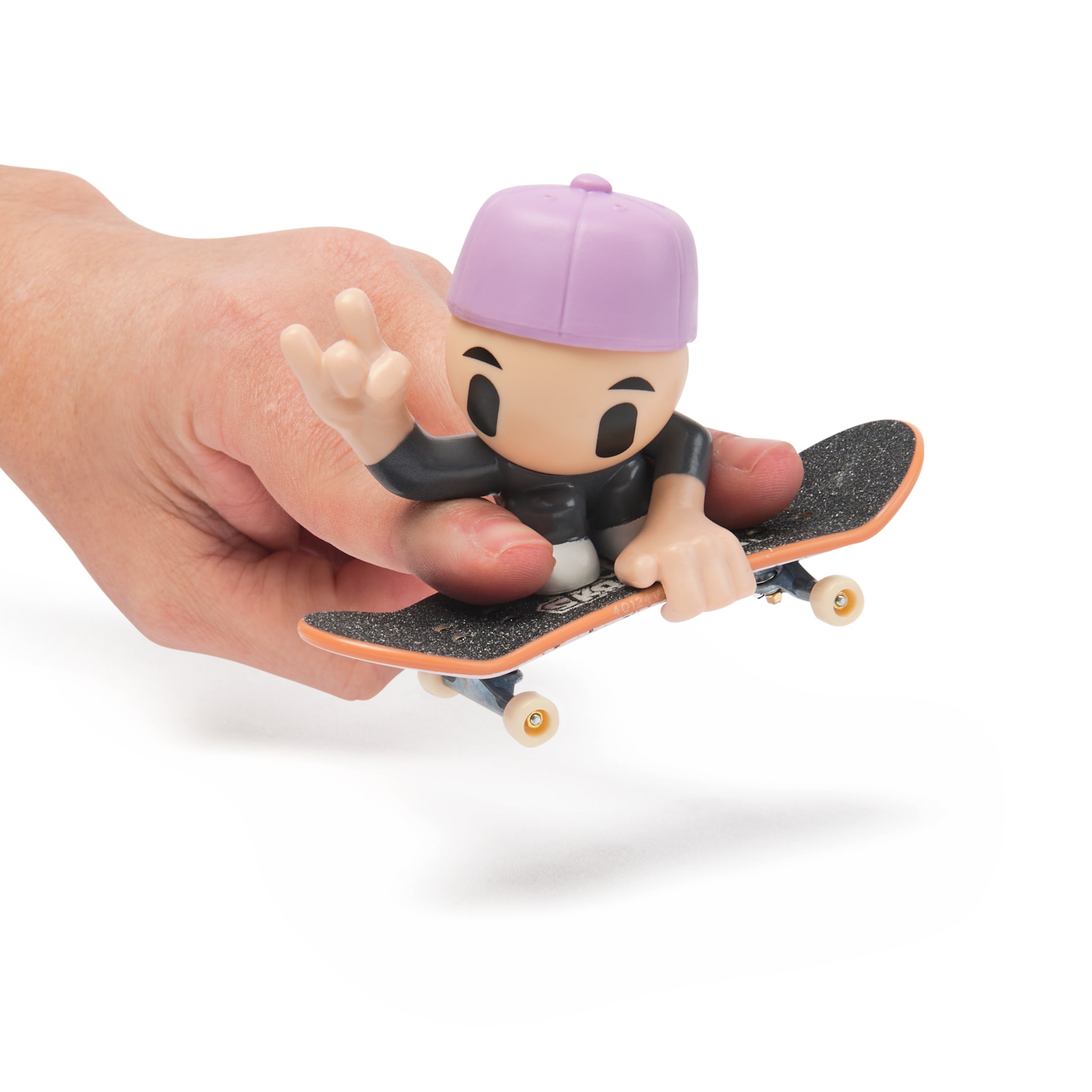 Tech Deck Sk8 Crew, Exclusive Fingerboard with Assistive Figure, Collectible and Customizable Mini Skateboards, Kids Toys for Ages 5 and up Styles May Vary