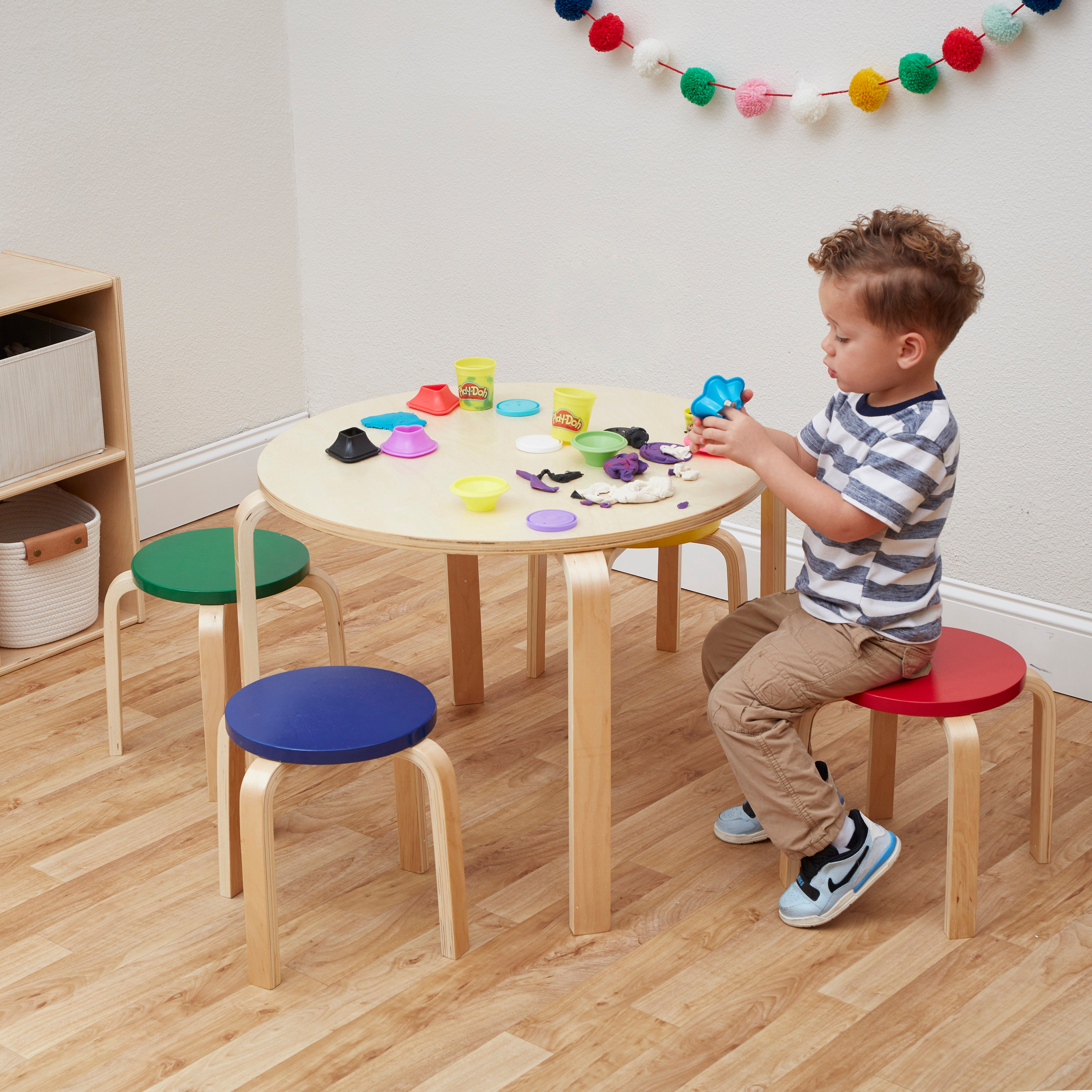 Bentwood Stools 6-Piece Set - Assorted