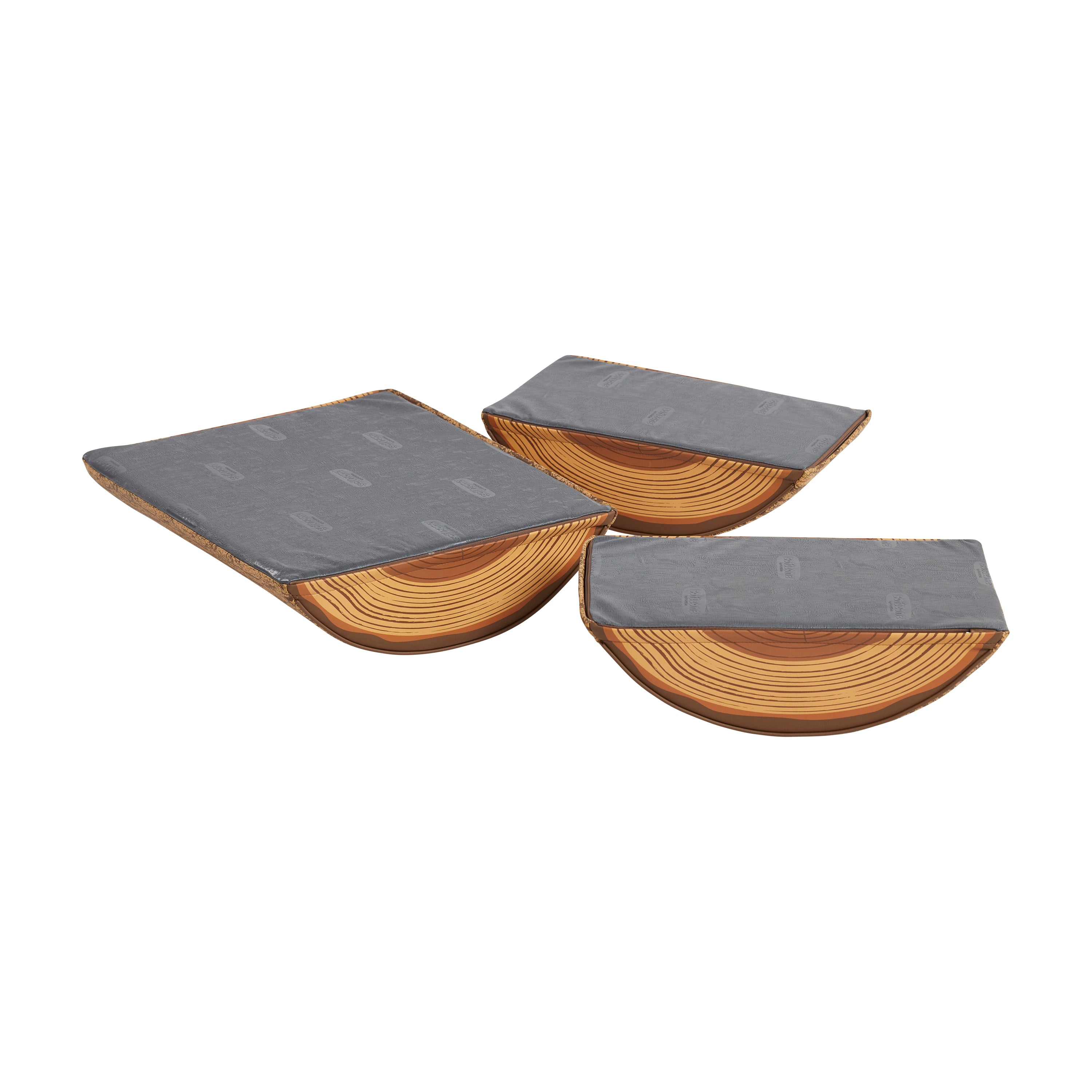 SoftZone Tree Log Climber Set 1 Medium 2 Short  3-Piece