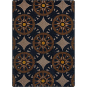 Wheel Shadows 5'4" x 7'8" area rug in color Greige