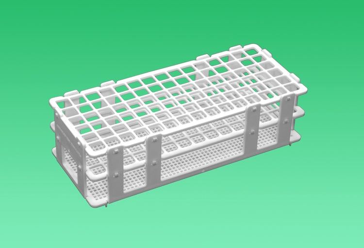 Plastic Test Tube Rack, 21 Tube