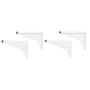 Drop Lift Wall Rack for Blueprints, White (2 pack)